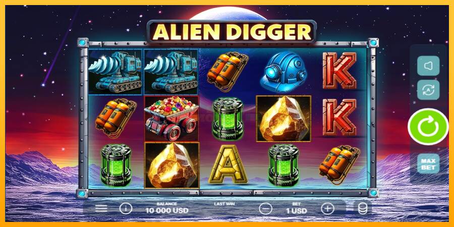 Alien Digger máquina de juego por dinero, imagen 1