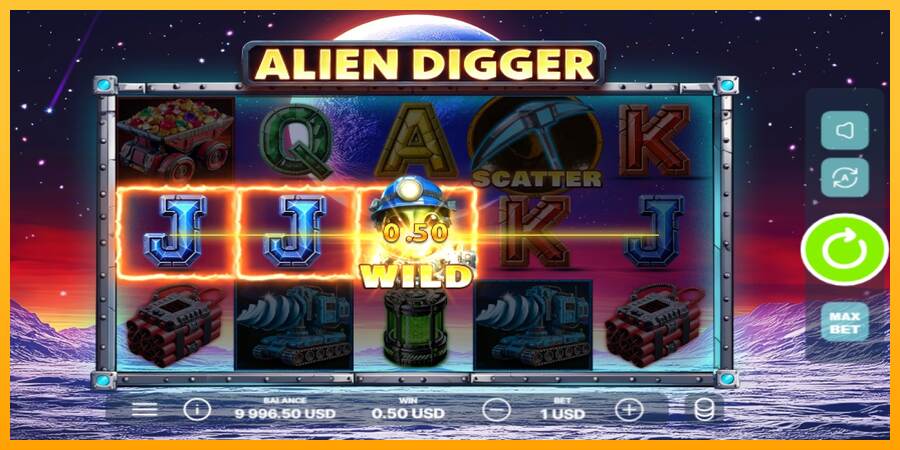 Alien Digger máquina de juego por dinero, imagen 2