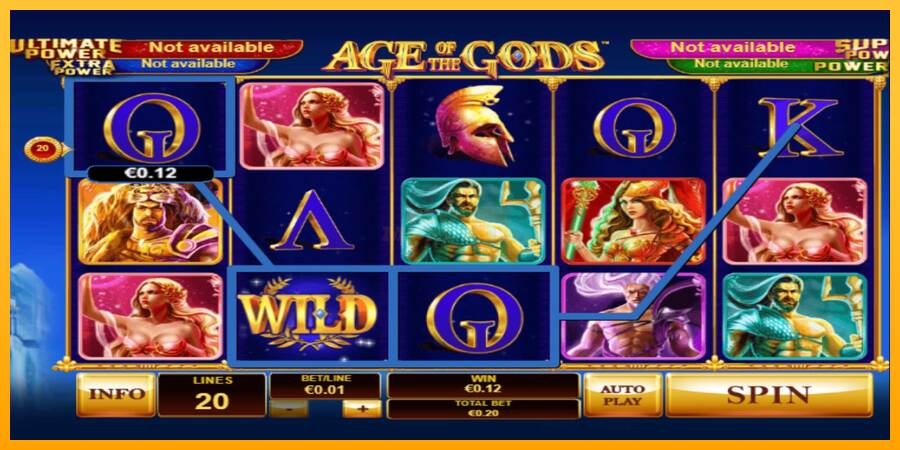 Age Of The Gods máquina de juego por dinero, imagen 2