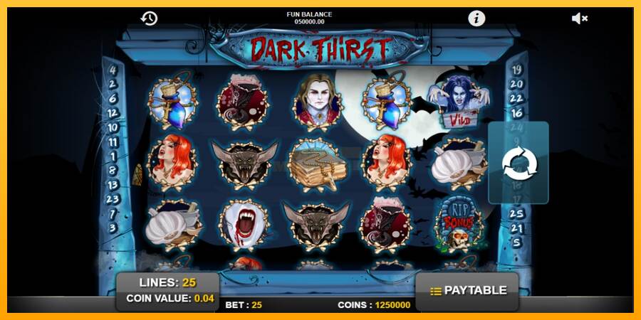 Dark Thirst máquina de juego por dinero, imagen 1