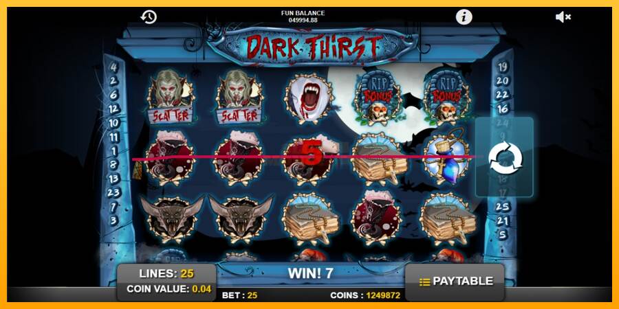 Dark Thirst máquina de juego por dinero, imagen 2