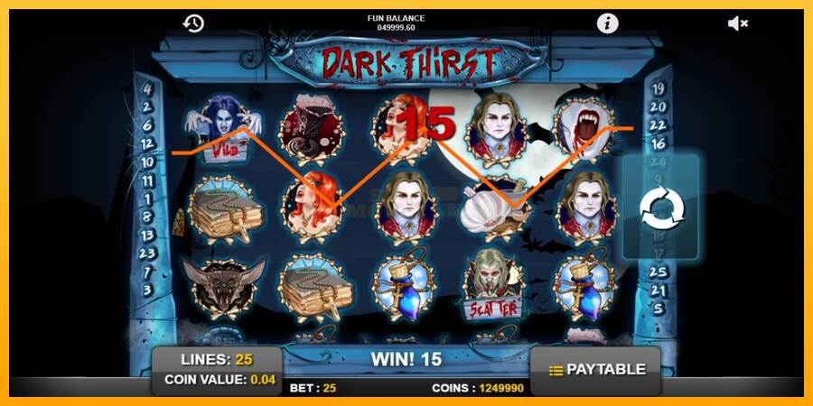 Dark Thirst máquina de juego por dinero, imagen 4