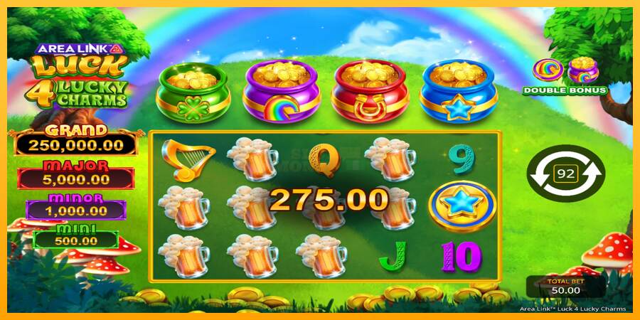 Area Link Luck 4 Lucky Charms máquina de juego por dinero, imagen 5