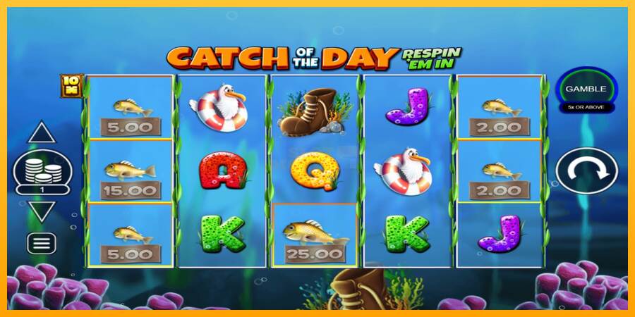 Catch of the Day Respin Em In máquina de juego por dinero, imagen 2