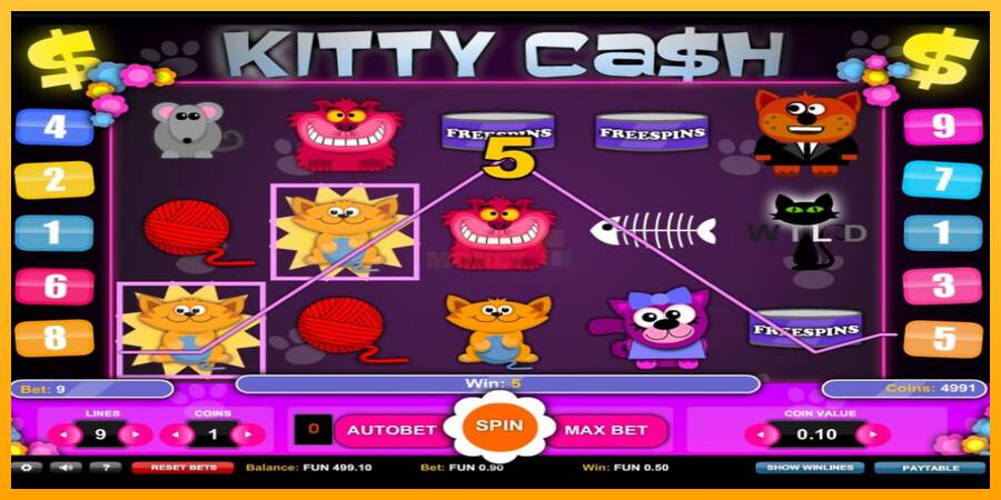 Kitty Cash máquina de juego por dinero, imagen 3