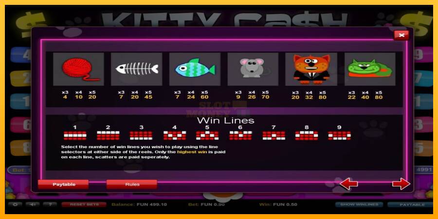 Kitty Cash máquina de juego por dinero, imagen 6