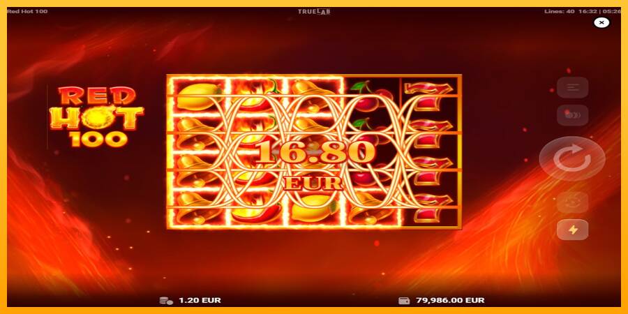 Red Hot 100 máquina de juego por dinero, imagen 3