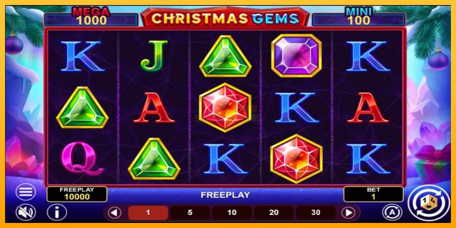 Christmas Gems Hold & Win máquina de juego por dinero, imagen 2