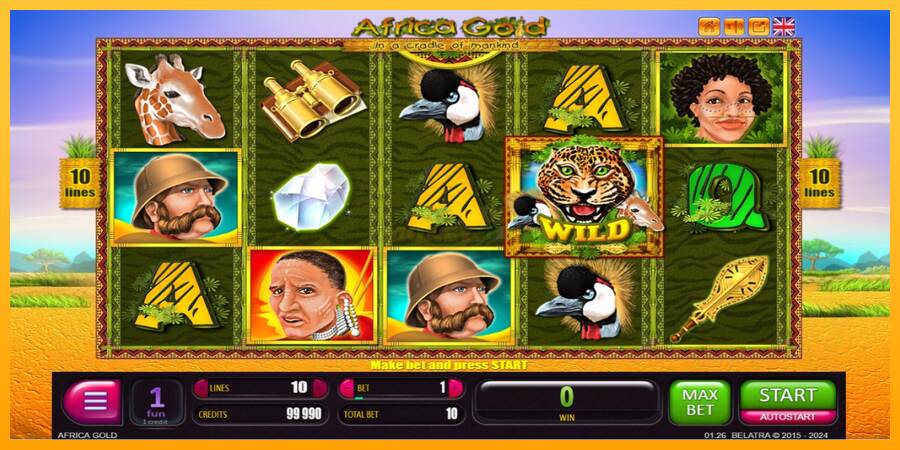 Africa Gold máquina de juego por dinero, imagen 1