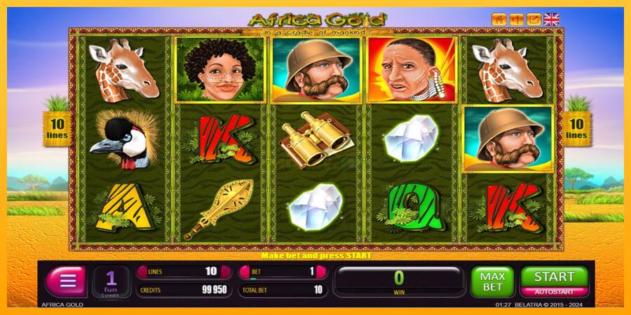 Africa Gold máquina de juego por dinero, imagen 2