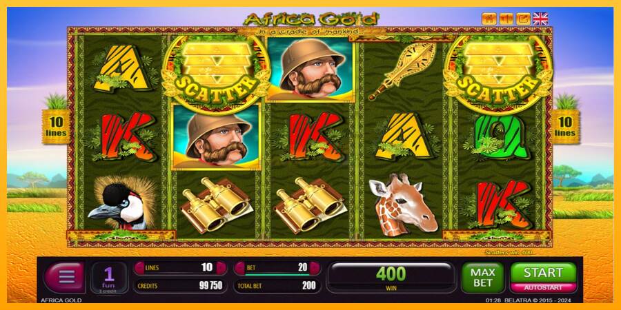 Africa Gold máquina de juego por dinero, imagen 4