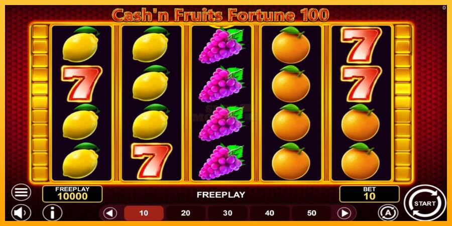 Cashn Fruits Fortune 100 máquina de juego por dinero, imagen 1