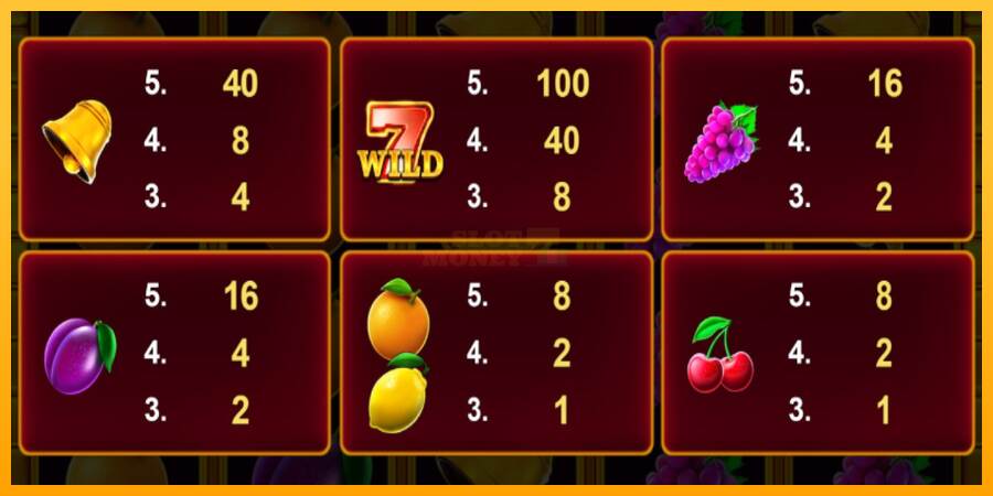 Cashn Fruits Fortune 100 máquina de juego por dinero, imagen 4