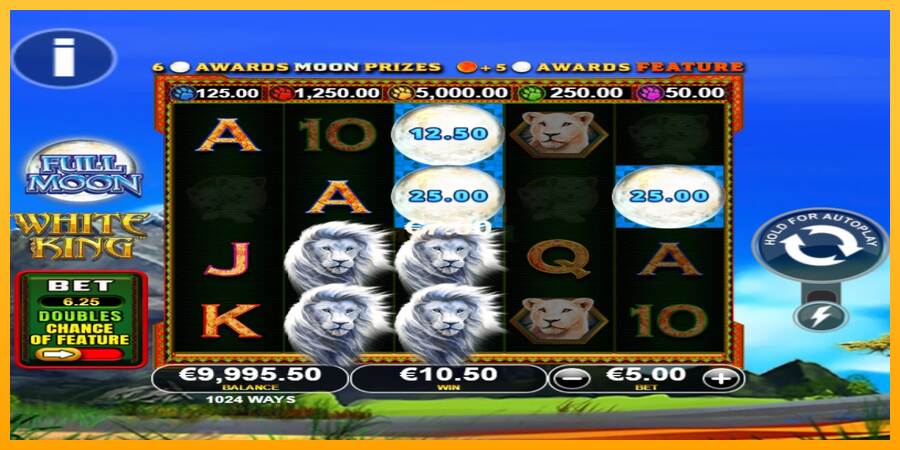 Full Moon: White King PowerPlay Jackpot máquina de juego por dinero, imagen 2