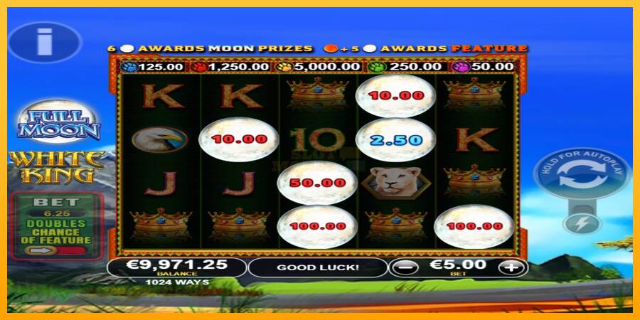 Full Moon: White King PowerPlay Jackpot máquina de juego por dinero, imagen 3