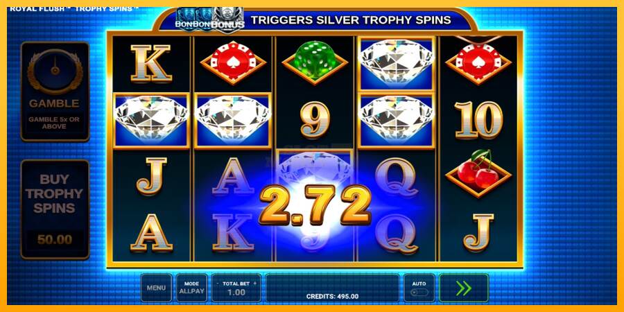 Royal Flush Trophy Spins máquina de juego por dinero, imagen 4