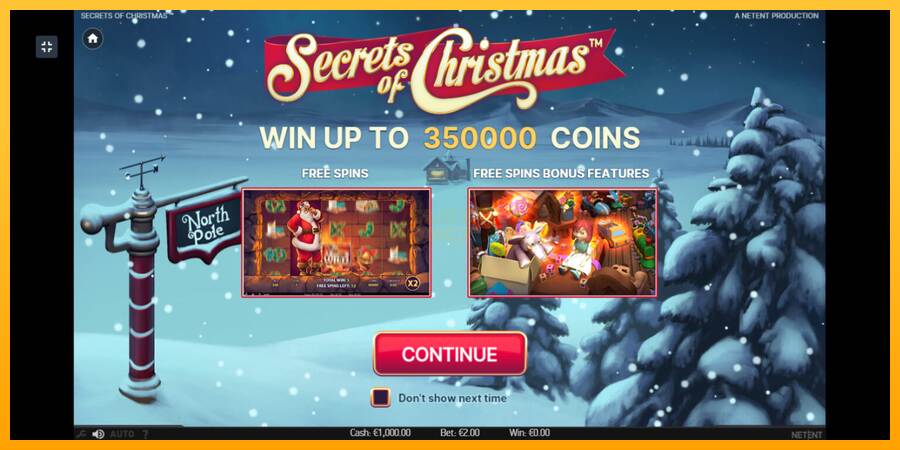 Secrets of Christmas máquina de juego por dinero, imagen 1