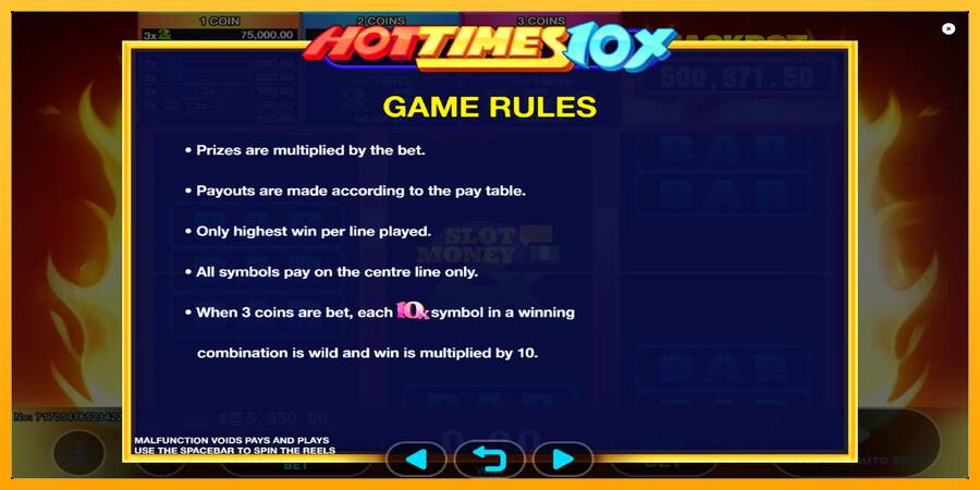 Hot Times 10x máquina de juego por dinero, imagen 6