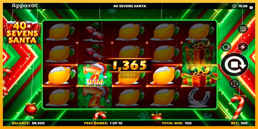 40 Sevens Santa máquina de juego por dinero, imagen 5