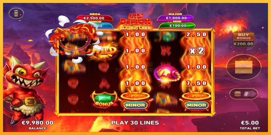 Lil Demon Blazing Lava máquina de juego por dinero, imagen 2