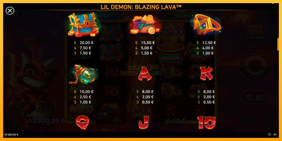 Lil Demon Blazing Lava máquina de juego por dinero, imagen 5