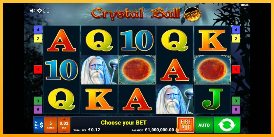 Crystal Ball Red Hot Firepot máquina de juego por dinero, imagen 2