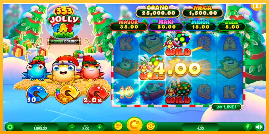 333 Jolly Fat Frogs Power Combo máquina de juego por dinero, imagen 2