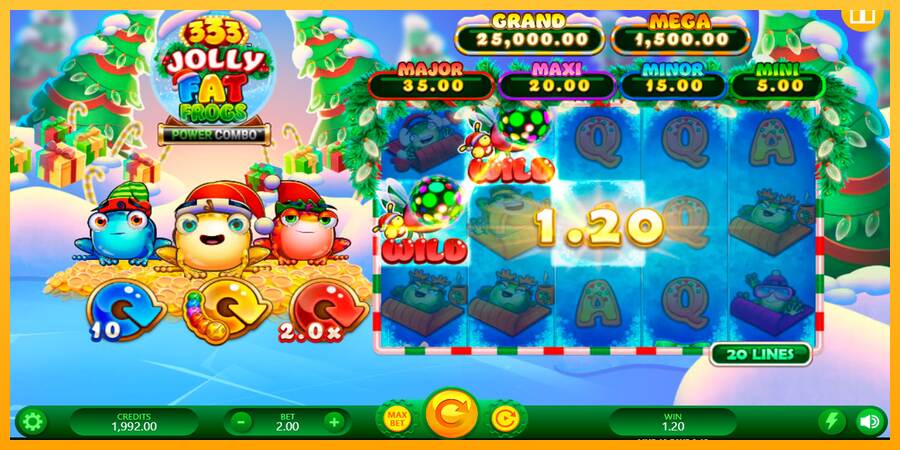 333 Jolly Fat Frogs Power Combo máquina de juego por dinero, imagen 4