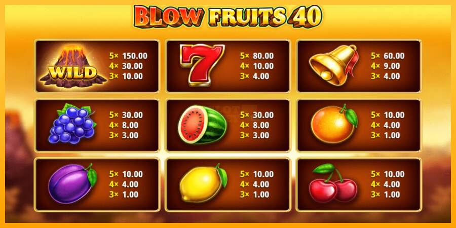 Blow Fruits 40 máquina de juego por dinero, imagen 4