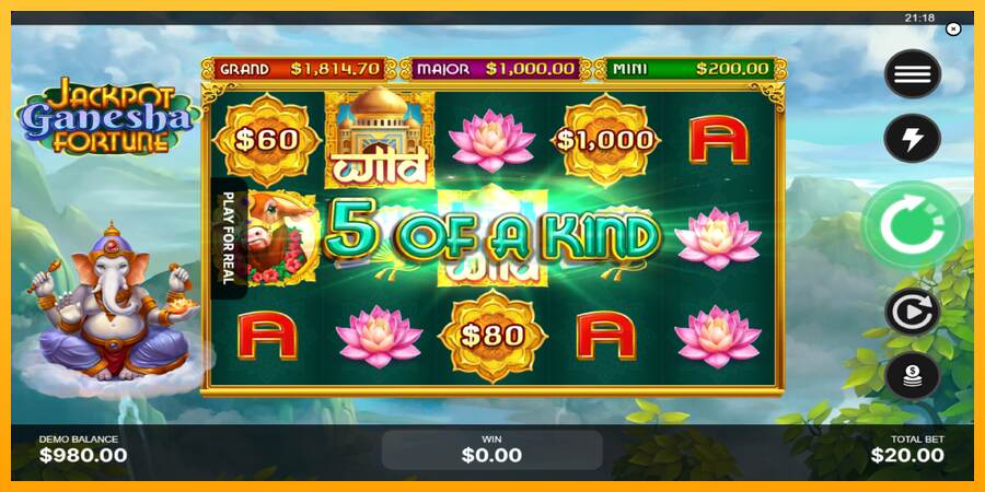 Jackpot Ganesha Fortune máquina de juego por dinero, imagen 3