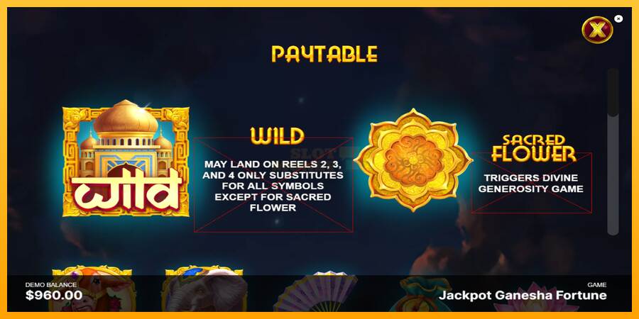 Jackpot Ganesha Fortune máquina de juego por dinero, imagen 5