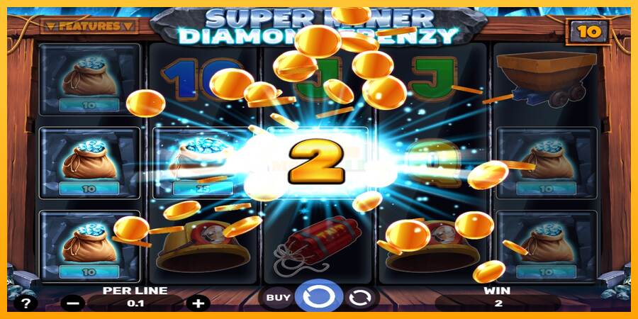 Super Miner - Diamond Frenzy máquina de juego por dinero, imagen 3