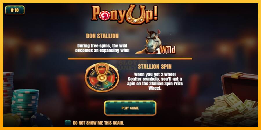 Pony Up máquina de juego por dinero, imagen 1