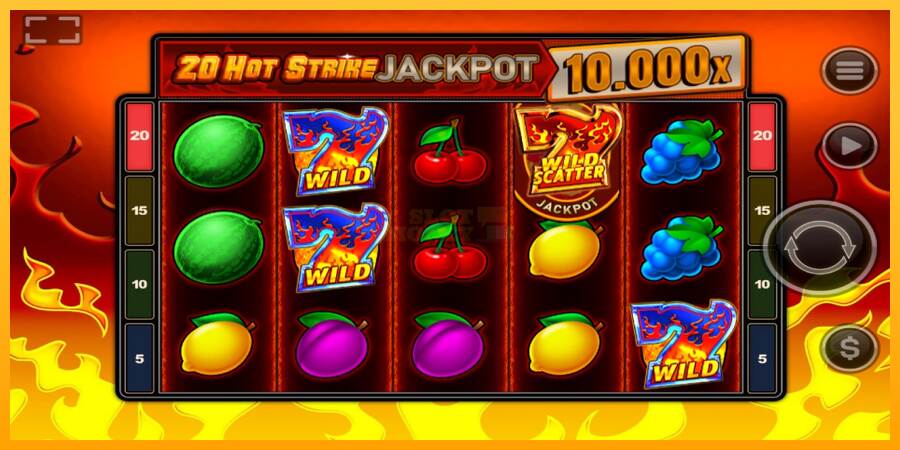 20 Hot Strike Jackpot máquina de juego por dinero, imagen 2