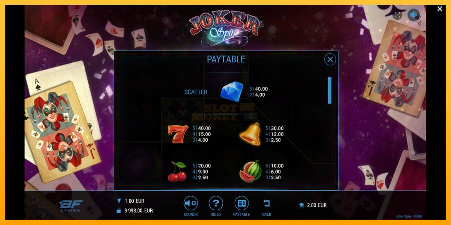 Joker Spin máquina de juego por dinero, imagen 5