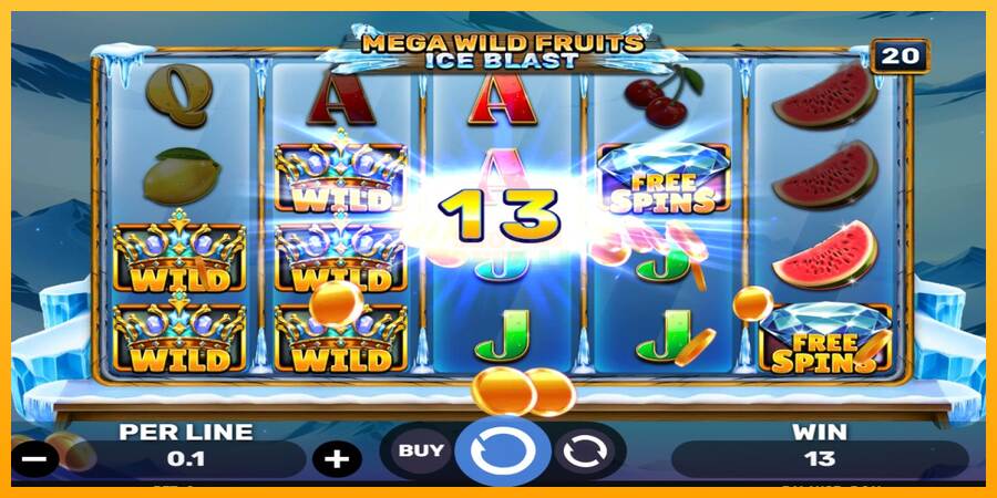 Mega Wild Fruits - Ice Blast máquina de juego por dinero, imagen 3