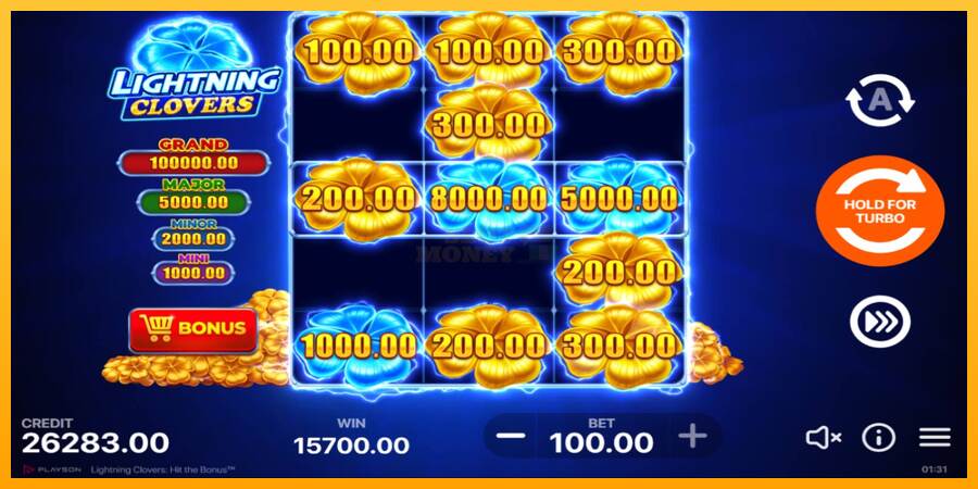 Lightning Clovers máquina de juego por dinero, imagen 3