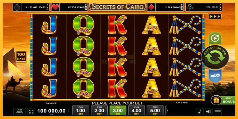 Secrets of Cairo máquina de juego por dinero, imagen 1