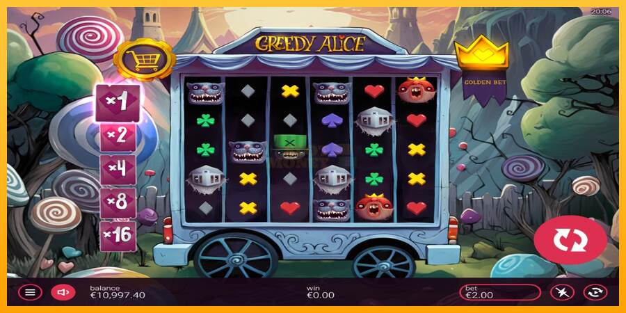 Greedy Alice máquina de juego por dinero, imagen 2