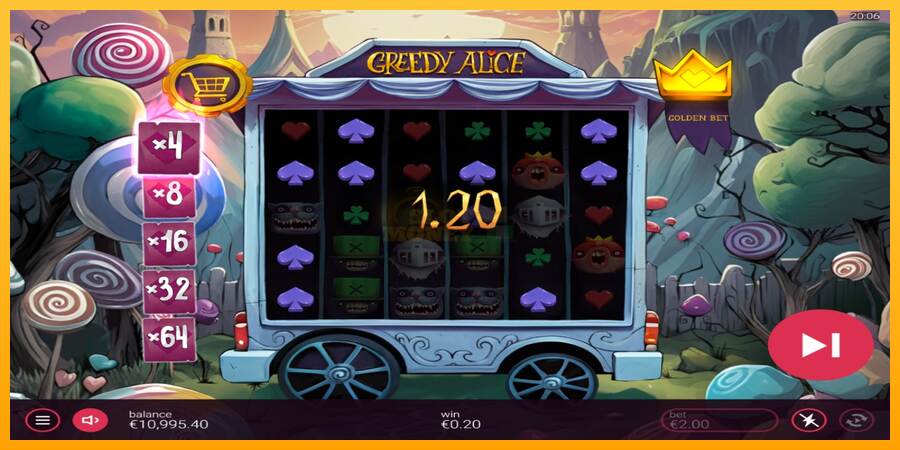 Greedy Alice máquina de juego por dinero, imagen 3