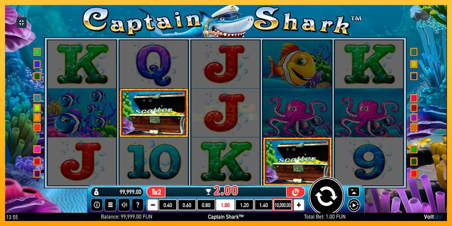 Captain Shark máquina de juego por dinero, imagen 3