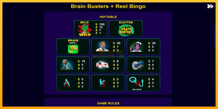 Brain Busters máquina de juego por dinero, imagen 6