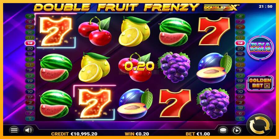 Double Fruit Frenzy DoubleMax máquina de juego por dinero, imagen 2