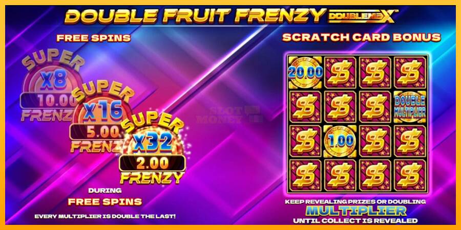 Double Fruit Frenzy DoubleMax máquina de juego por dinero, imagen 3