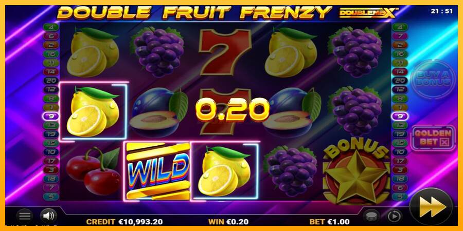 Double Fruit Frenzy DoubleMax máquina de juego por dinero, imagen 4