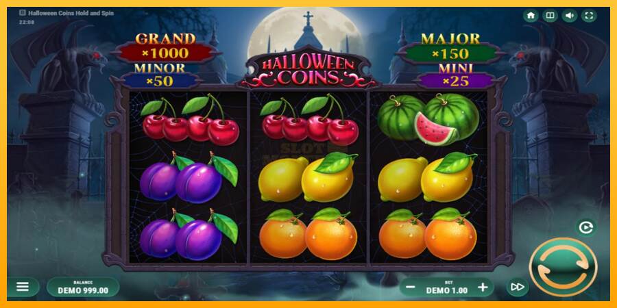 Halloween Coins Hold and Spin máquina de juego por dinero, imagen 2