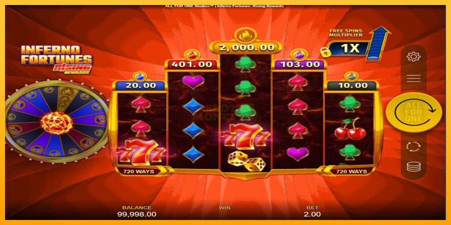 Inferno Fortunes: Rising Rewards máquina de juego por dinero, imagen 2