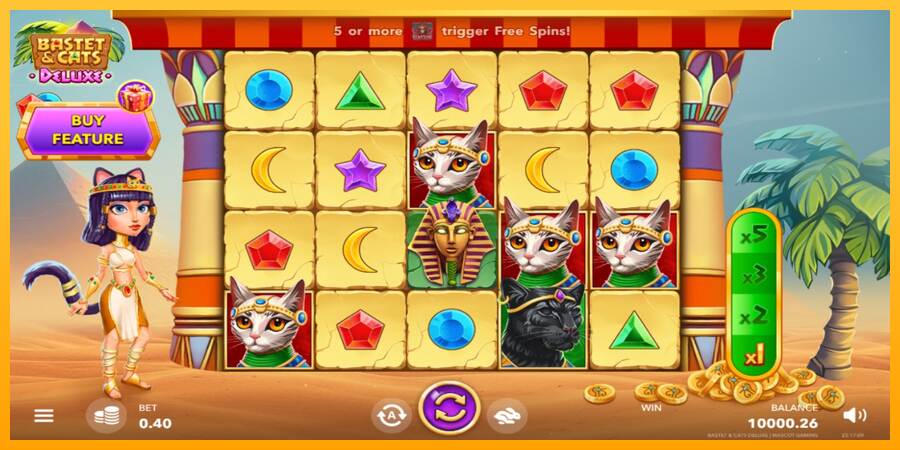 Bastet & Cats Deluxe máquina de juego por dinero, imagen 2