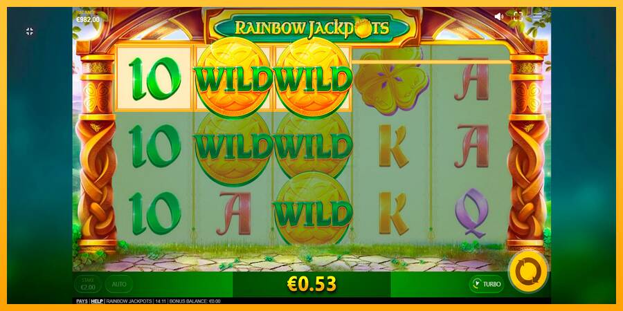 Rainbow Jackpots máquina de juego por dinero, imagen 2