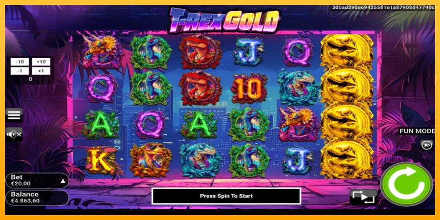 T-Rex Gold máquina de juego por dinero, imagen 1